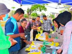 Kodim 0110/Abdya dan Bulog Gelar Pasar Pangan Murah di Kuala Batee, 4 Ton Beras Habis Terjual
