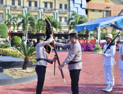 Lepas Sambut Kapolda Aceh, Brigjen Marzuki Terima Pataka Machdum Sakti