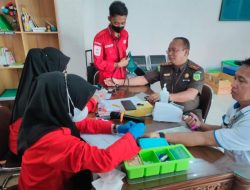 Sambut Harlah Kejaksaan, Kejari Aceh Singkil Kumpulkan Darah 29 Kantong
