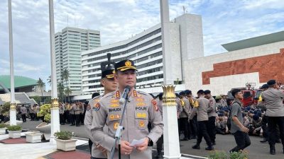 6.678 Personel Gabungan Dikerahkan dalam Aksi Hari Buruh di Gedung DPR